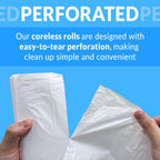 Reli. 6-10 Gallon Trash Bags | 1000 Bags | Clear