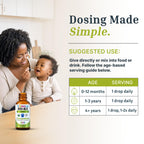 Dr. Green Mom Liquid Vitamin D 3 K2 Drops — Babies & Kids — Organic, 400 IU