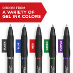 Buy now Sharpie?? S Gel Pens, Fine Point, 0.5 mm, Black Barrels, Blue Ink, Pack Of 4 Pens at indiglob india