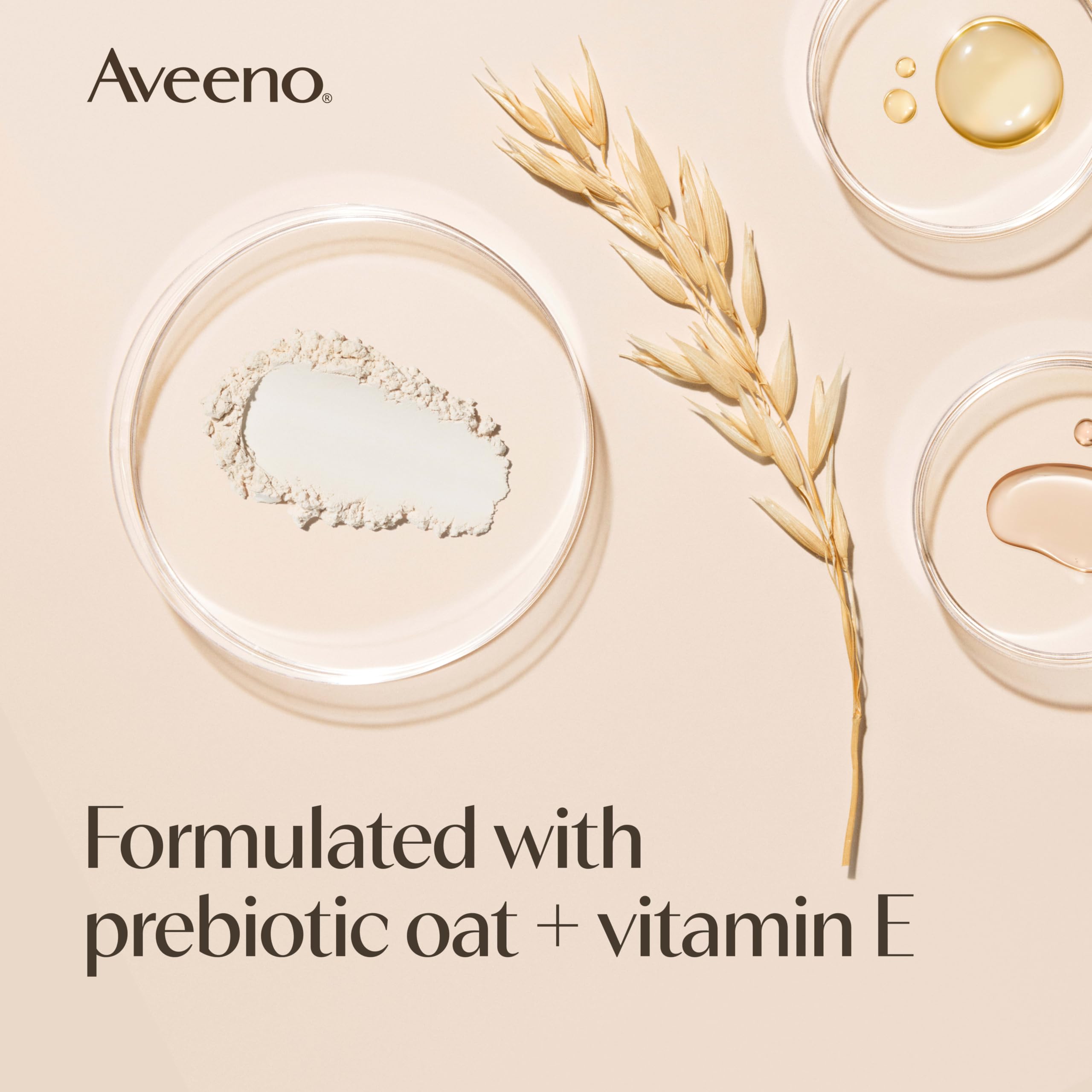 Aveeno Therapeutic Shave Gel for Women & Men, Sensitive Skin Shaving Cream with Prebiotic Oat & Vitamin E, Helps Prevent Razor Bumps & Skin Irritation, Soothes Dry Skin, Fragrance-Free, 7 Oz
