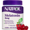 Natrol Melatonin 5 mg Gummies, Sleep Support for Adults, 90 Count | Supplement to Fall Asleep Faster & Stay Asleep Longer, Wake Up Refreshed, 100% Drug-Free, Strawberry-flavored, 90 Day Supply