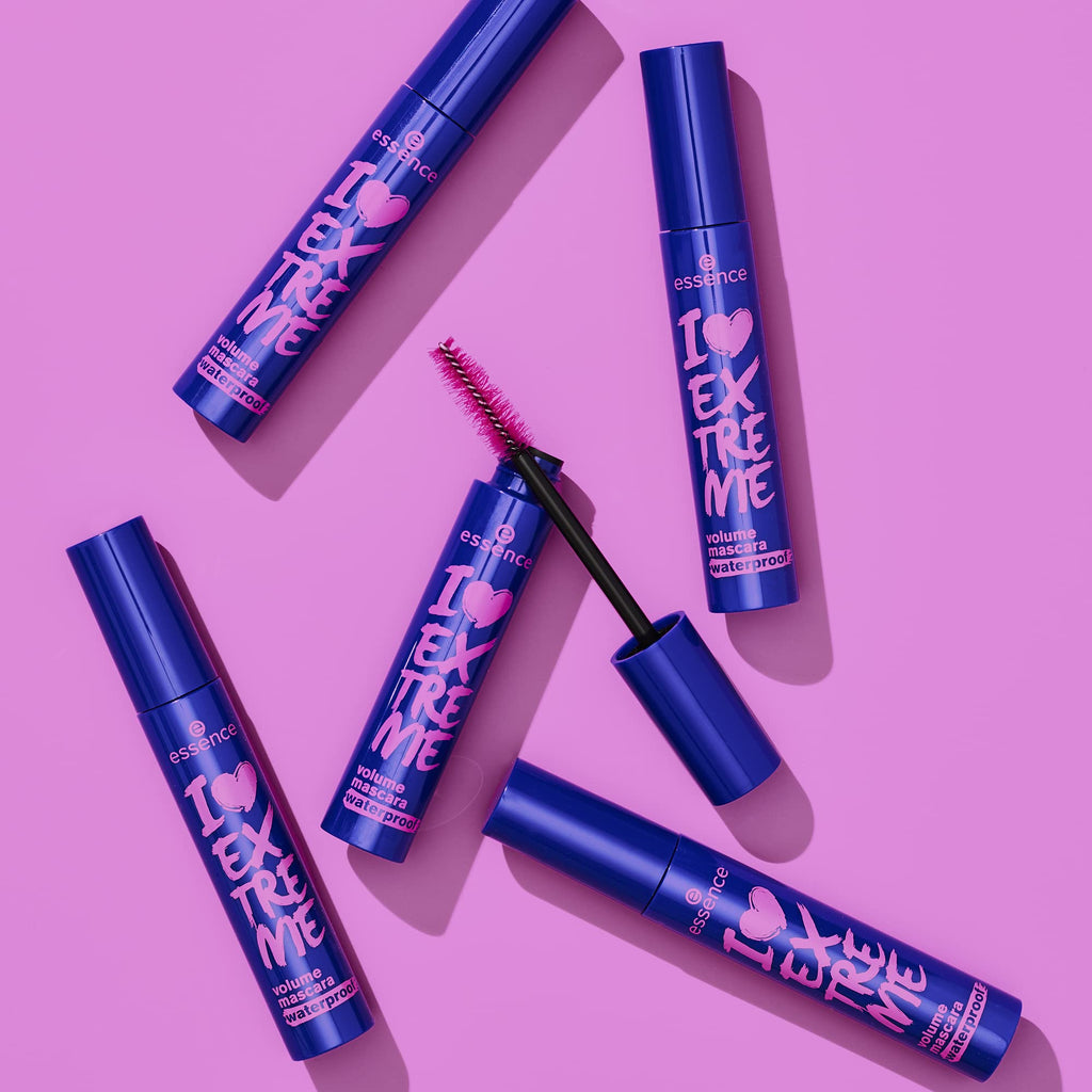 Buy now essence | I Love Extreme Volume Mascara Waterproof | Paraben Free | Cruelty Free | Black (Pack of 1, Waterproof) at indiglob india