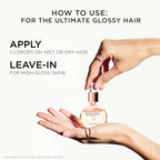 Kerastase Gloss Absolu Glaze Drops Anti-Frizz Hair Oil - Adds gloss and shine, nourishes and hydrates hair, with Hyaluronic Acid and Glycolic Acid, For All Hair Types