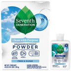 Buy now Seventh Generation Dishwasher Detergent Powder + Rinse Aid, Free & Clear, Biodegradable, Plant-Based & Fragrance-Free, Septic Safe at indiglob india