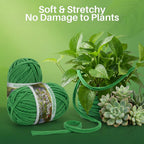 MAQIHAN Plant Ties for Outdoor Plants - Soft Garden Twine 2 Pack 115FT