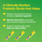 Culturelle Kids Probiotic + Fiber Packets, Ages 1+, Unflavored, 24 Count | From the #1 Pediatrician-Recommended Brand± Digestive Health & Immune Support, Help Restore Regularity*, Children & Toddlers