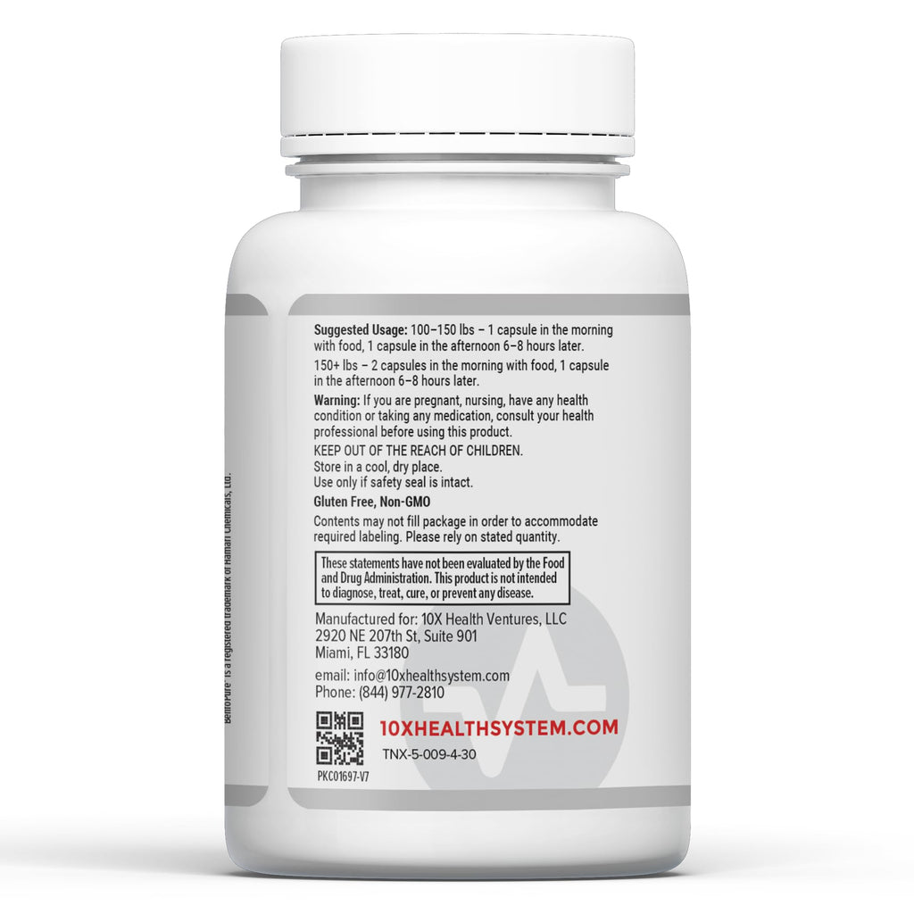 10X Health Methylated Multivitamin - 90 Capsules | Mthfr Supplement: 34-in-1 Formula, 800mcg B12, 5-MTHF & NAC, Methyl B Complex, Non-GMO