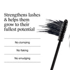 Neutrogena Healthy Lengths Mascara Black 02, 0.21 oz | Strengthens, Lengthens, Helps Lashes Grow, Vitamin E, Olive Oil Formula, No Clumping or Flaking