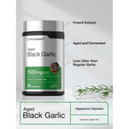 Horbäach Aged Garlic Extract Capsules | 60 Count | Fermented Supplement