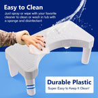 Non-Slip Potty Stool for Pooping,6.8 Inch Toilet Stool for Bathroom,Hoissuem Toilet Step Stool for Adults/Seniors/Kids