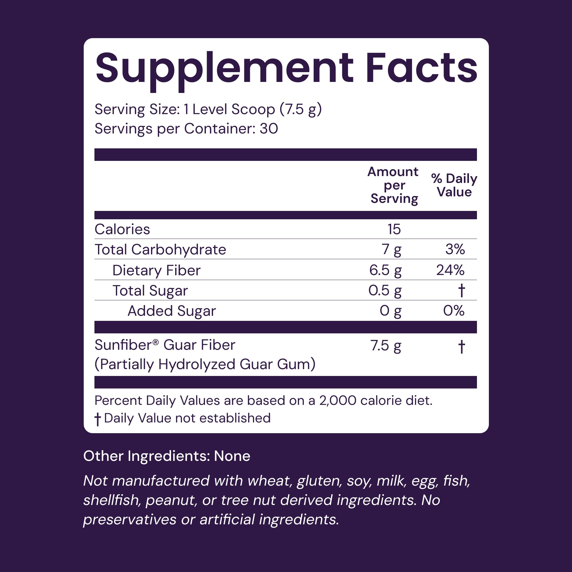 Healthy Origins Healthy Fiber Powder 7.9 oz (225g) - Featuring Sunfiber Partially Hydrolyzed Guar Gum (PHGG) - Supports Digestive Regularity, Intestinal Health & Prebiotic Care