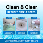 Ouster Jetted Tub Cleaner for Bathtub Jets and Tubes, Jacuzzi & Whirlpool - Removes Black Flakes, Gunk & Odor in Minutes - 12 Uses, 1 Year Supply, Septic Safe, Made in USA, 12 oz