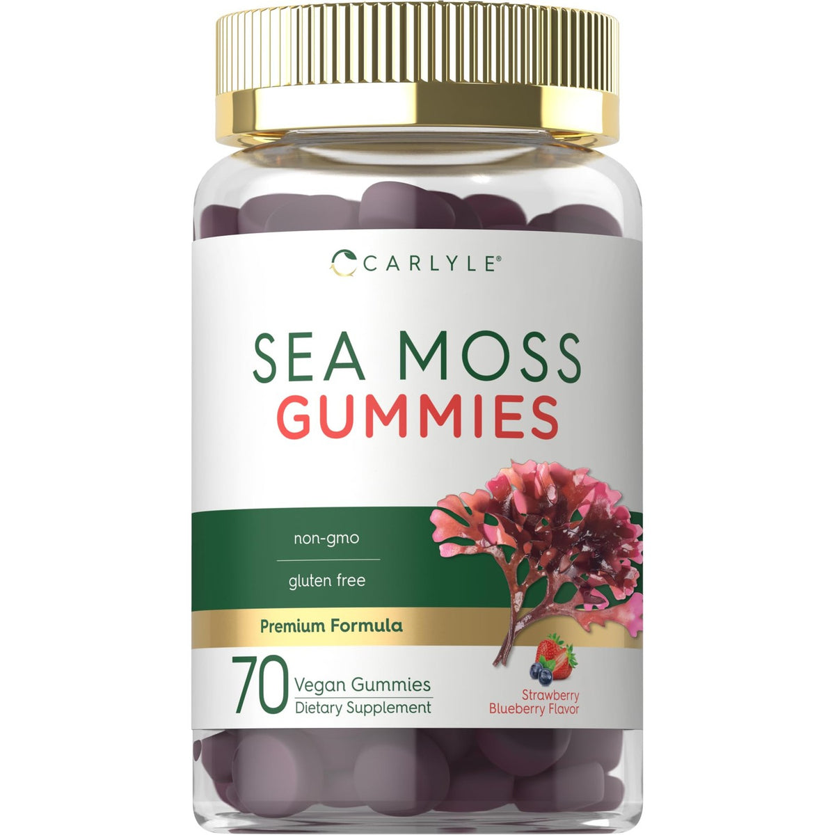 Carlyle Sea Moss Gummies | 70 Count | for Men and Women