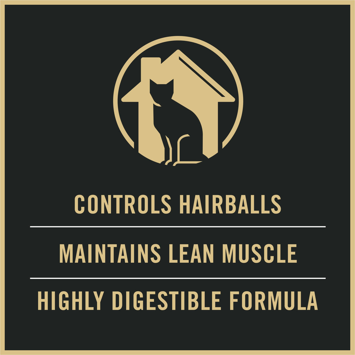 Purina Pro Plan Hairball Management Indoor Dry Cat Food, Turkey, 16 lb Bag