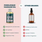 Intimate Massage Oil Safe for Genitals - Date Night Oil for Couples, 4oz