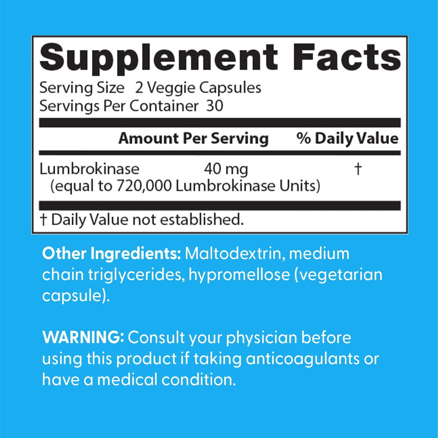 Buy now Doctors Best Lumbrokinase, Supports Heart Function, 720,000 Units Per Serving, 60 Veggie Caps at indiglob india