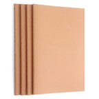 ZZTX 4 Pack Blank Kraft Notebooks A5, 36 Pages, 8.3 X 5.5 Inch