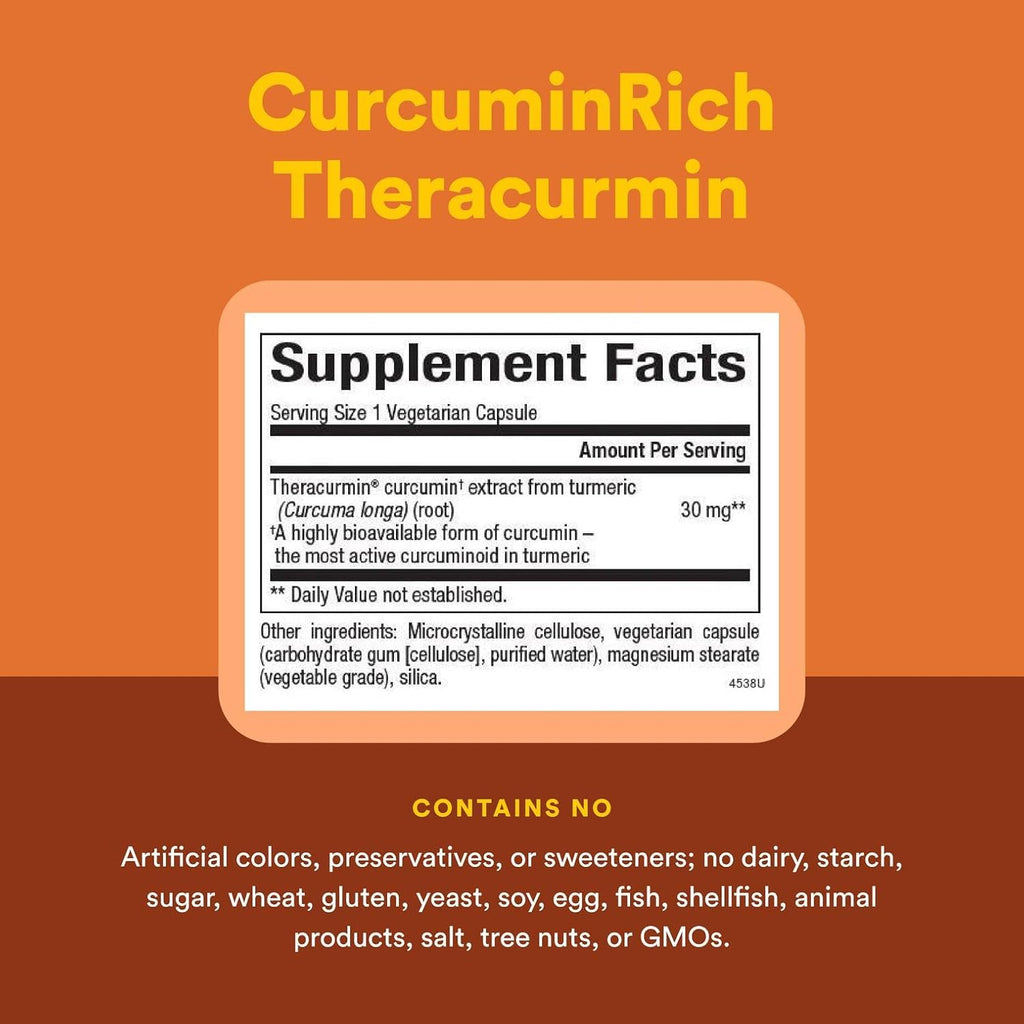 Buy now Natural Factors, CurcuminRich Theracurmin, 30 mg, Formulated for Superior Absorption, 30 Count (Pack of 1) at indiglob india