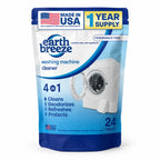 Earth Breeze Washing Machine Cleaner Tablets Fragrance-Free 1 Year Supply