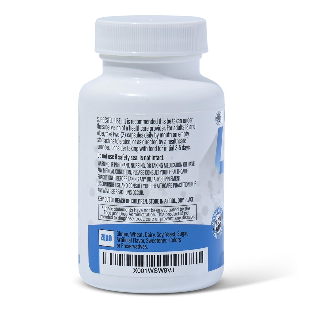 IMMUNOVITES Stabilized R-Alpha Lipoic Acid ((True)) 600mg per Serving [[High Potency & up to 40x Increased Absorption]] (Na R-ALA) (Na R-LA) (Na R-Lipoate) (1 Bottle)