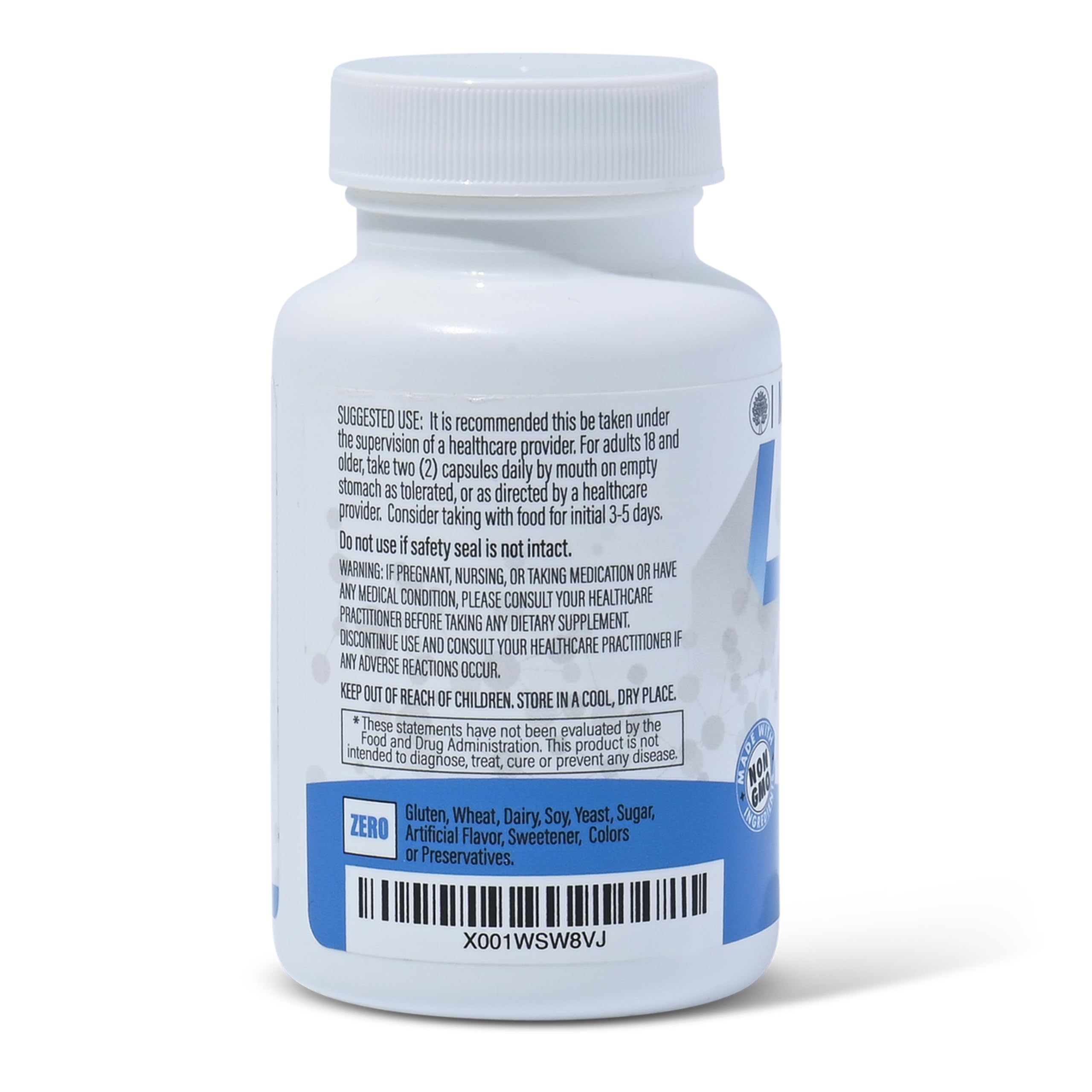 IMMUNOVITES Stabilized R-Alpha Lipoic Acid ((True)) 600mg per Serving [[High Potency & up to 40x Increased Absorption]] (Na R-ALA) (Na R-LA) (Na R-Lipoate) (1 Bottle)
