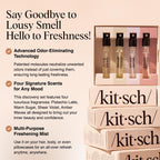 Buy now Kitsch Hair Perfume For Women (Discovery Set) - Pistachio Latte, Warm Sugar, Sheer Violet & Amber Waves - Patented Odor-Eliminating Technology, Hair Spray and Body Mist - 4 x 1.5mL at indiglob india