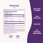 Natrol Melatonin 1 mg Tablets, Nighttime Sleep Aids for Adults, 180 Tablets