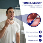Oravix Tonsil Stone Vacuum, Tonsil Stone Remover Vacuum Suction, Tonsil Stone Cupping Tool, Tonsil Stone Removal Tool with Suction, Tonsil Stones Removal Vacuum, Tonsil Stone Extractor - 3 in 1 Kit