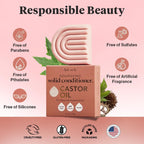 Buy now Kitsch Castor Oil Conditioner Bar Soap - Hydrating & Moisturizing Hair Care - Organic Castor Oil Conditioner for Hair Growth & Scalp Nourishment - Silicone & Paraben-Free, Vegan, Made in USA - 2.7oz at indiglob india