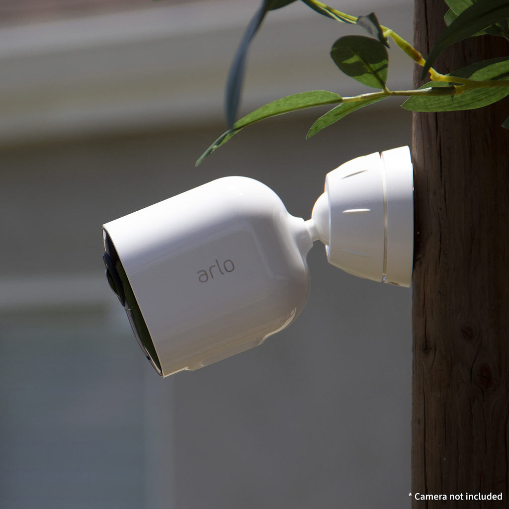 Buy now Arlo Total Security Mount - Arlo Certified Accessory - Anti-Theft Mount, Locks Camera into Place, Works with Arlo Ultra, Ultra 2, Pro 3 and Pro 4 Cameras, White - VMA5100-10000S-cr (Renewed) at indiglob india
