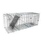 SZHLUX 32" Live Animal Cage Trap, Heavy Duty Folding Raccoon Traps, Humane Cat Trap for Stray Cats, Raccoons, Squirrel, Skunk, Mole, Groundhog, Armadillo, Rabbit, Catch and Release