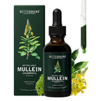 Betterbrand Mullein Drops, Alchohol-Free Lung Detox with Chlorophyll | 30:1 Mullein Leaf Tincture, Lung Cleanse, Long-Term Lung & Respiratory Health, Mullein Drops Supplement, Improved Airflow