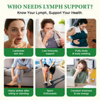 GORNVB Lymphatic Drainage Drops, Lymphatic Drainage Supplements with Echinacea, Cleavers, Dandelion, Red Clover, Horse Chestnut for Swelling Relief, Heavy Legs, Immune & Detox Support, Vegan, 2 fl oz