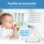 Dr. Brown's Anti-Colic Options+ Wide-Neck Baby Bottles, Forest, 2-Pack