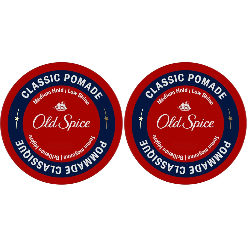 Old Spice Mens Hair Pomade, Medium Hold, Low Shine, Mens Hair Styling, 2.22 oz