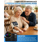 Saker Blood Pressure Monitor Upper Arm, No-Wrap BP Machine, FDA-Cleared