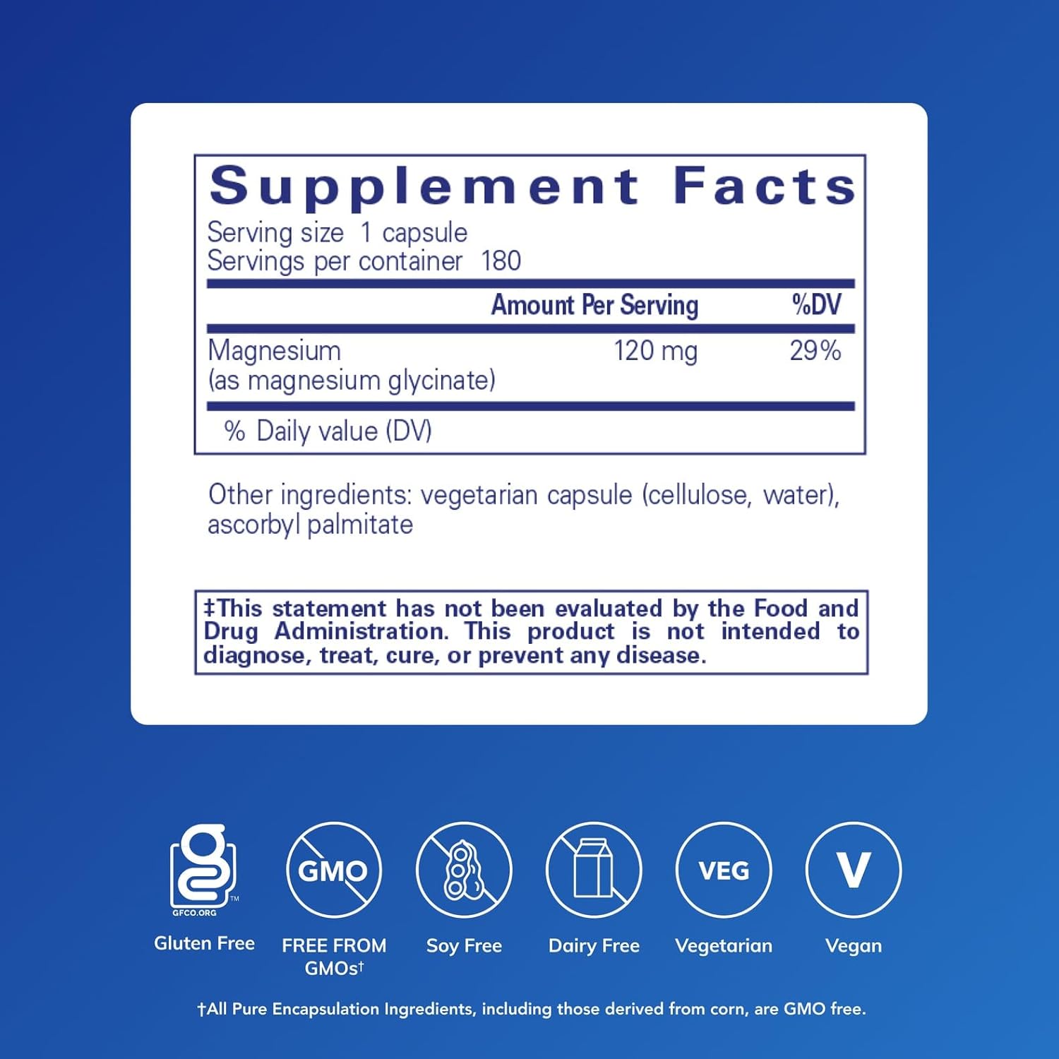 Buy now Pure Encapsulations Magnesium (Glycinate) - Supplement to Support Stress Relief, Sleep, Heart Health, Nerves, Muscles, and Metabolism* - with Magnesium Glycinate - 180 Capsules at indiglob india