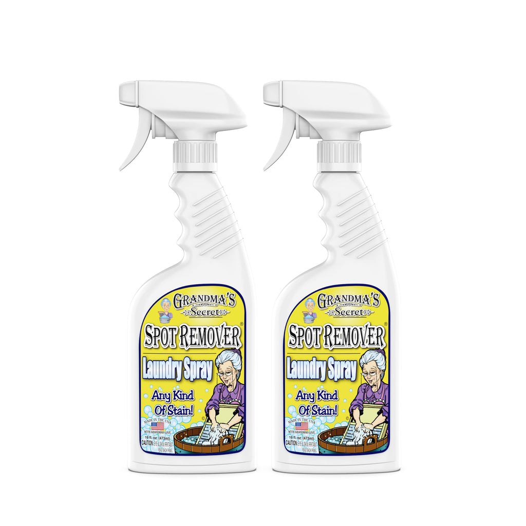Buy now Grandma's Secret Spot Remover for Clothes - Chlorine, Bleach and Toxin-Free - Fabric Stain Remover Removes Oil, Paint, Blood and Pet Stains – 2 Ounce, Pack of 2 at indiglob india