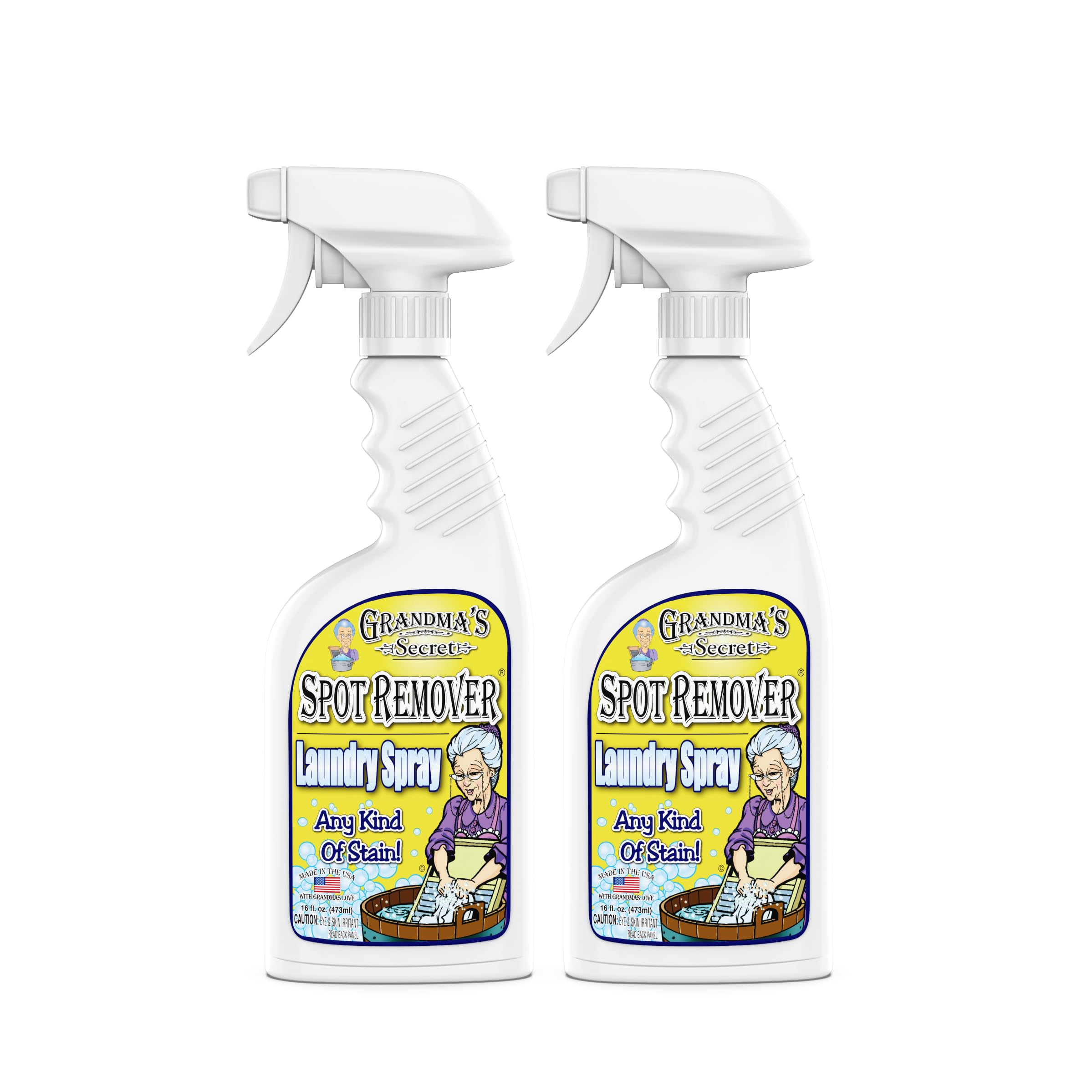 Buy now Grandma's Secret Spot Remover for Clothes - Chlorine, Bleach and Toxin-Free - Fabric Stain Remover Removes Oil, Paint, Blood and Pet Stains – 2 Ounce, Pack of 2 Spot Remover 16.00 Fl Oz (Pack of 2) at indiglob india