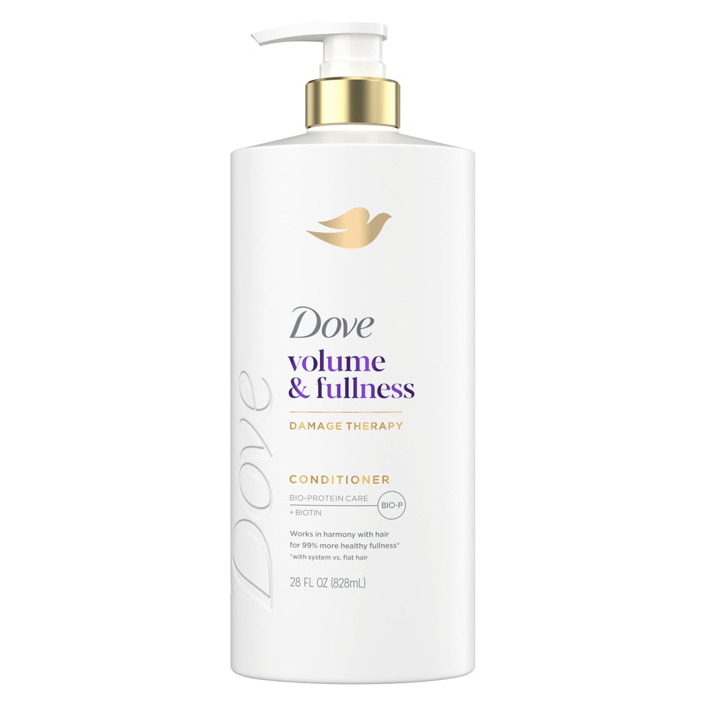 Dove Conditioner Volume & Fullness for Thin Hair, Bio-Protein, 28 Fl Oz