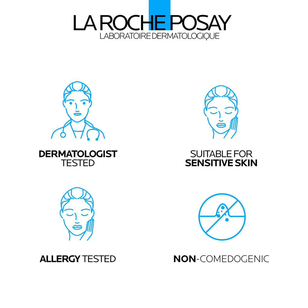 La Roche-Posay Vitamin C Brightening Face Wash, Gentle Foaming Facial Cleanser with Vitamin Cg and Vitamin B3 to Brighten and Even Skin Tone, Vitamin C Face Wash that Cleanses Dirt & Makeup, 200ml