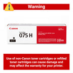 Canon Genuine 075 Black High Capacity Toner Cartridge Compatible with MF660 Series and LBP640 Series Laser Printers