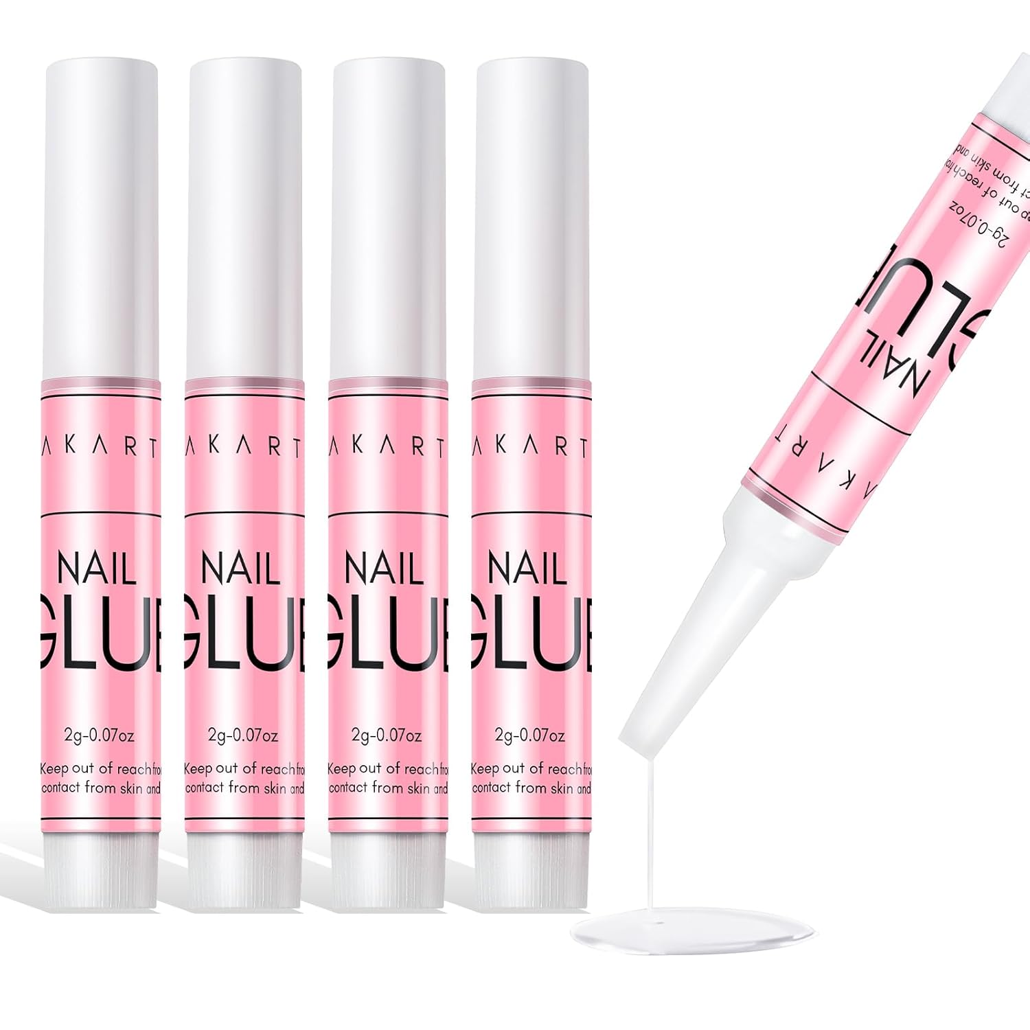 Buy now Makartt Super Strong Nail Glue for Press On Nails: Professional Acrylic Nails Nail Adhesive Bond Nail Tips Glue for Stick On Nails Long Lasting Nail Glue for Fake Nails Broken Nails Repair 10Pcs 5 Count (Pack of 1) at indiglob india