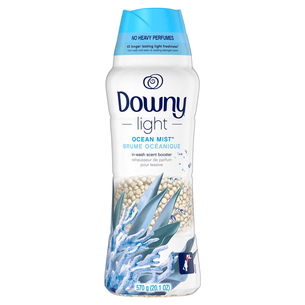 Buy now Downy Light Laundry Scent Booster Beads, Ocean Mist Scent, 24 OZ, In-Wash Fabric Beads Designed To Be Gentle With A Light Boost Of Scent, No Heavy Perfumes at indiglob india