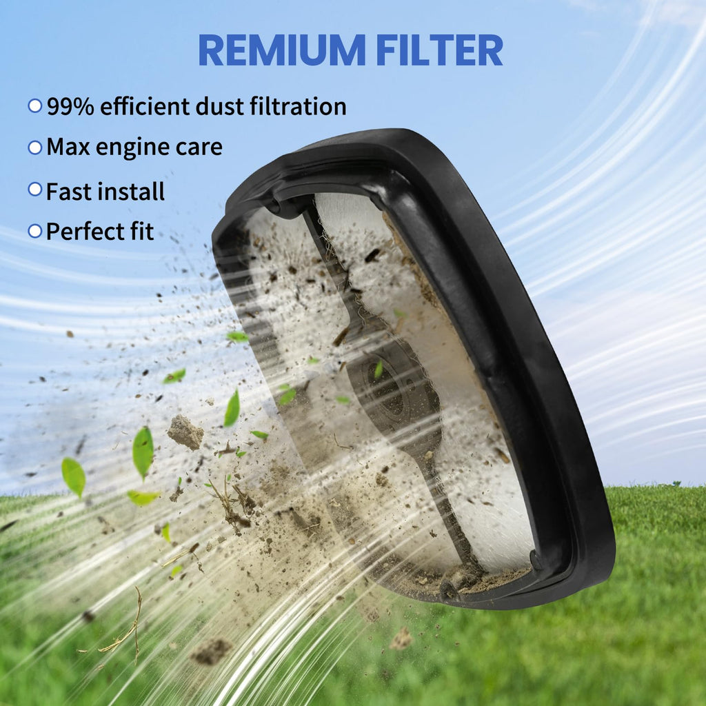 5 Pack SRM225 Air Filter for Echo SRM225 SRM210 HC150 GT225 PAS225 SRM230 PB250 PB250LN HC150 GT200 String Trimmer Weedeater Blower Replacement for 13031054130, A226001410