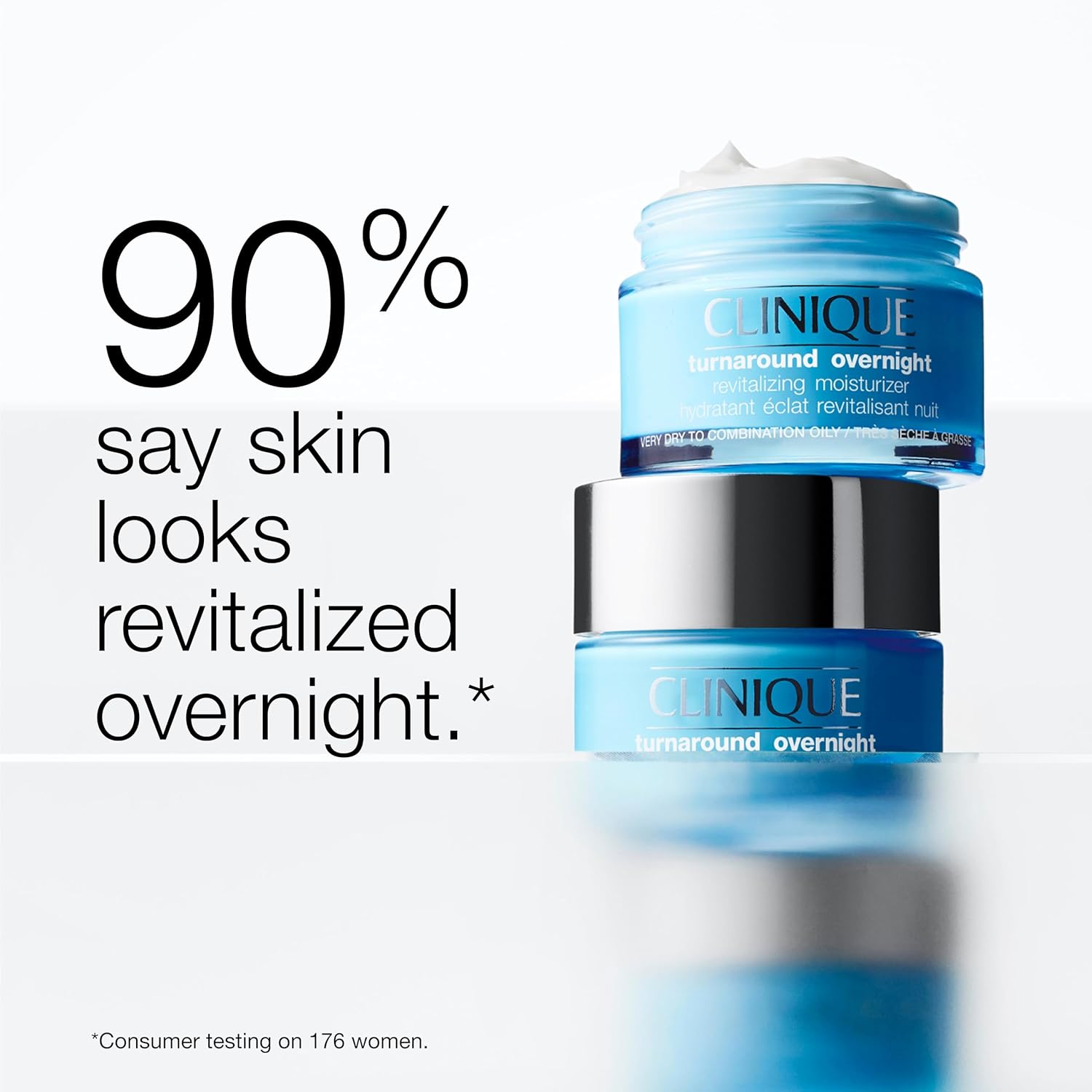Buy now Clinique Turnaround Overnight Revitalizing Moisturizer Face Cream | Hydrating + Plumping, 1.7 Fl Oz at indiglob india