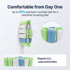 Pisonicleara Replacement Toothbrush Heads for Philips Sonicare(10 pcs)