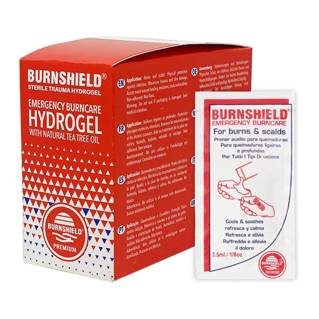 Buy now Burnshield First Aid Burn Relief Hydrogel Sachets, 25 Count at indiglob india