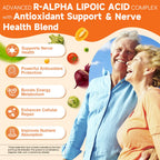 Totaria R Alpha Lipoic Acid 600mg - Stabilized ALA Supplement for Neuropathy Support Capsules, Nerve Health, Nervous System and Antioxidant, Non-GMO, Gluten Free, Vegan Safe 120 Counts