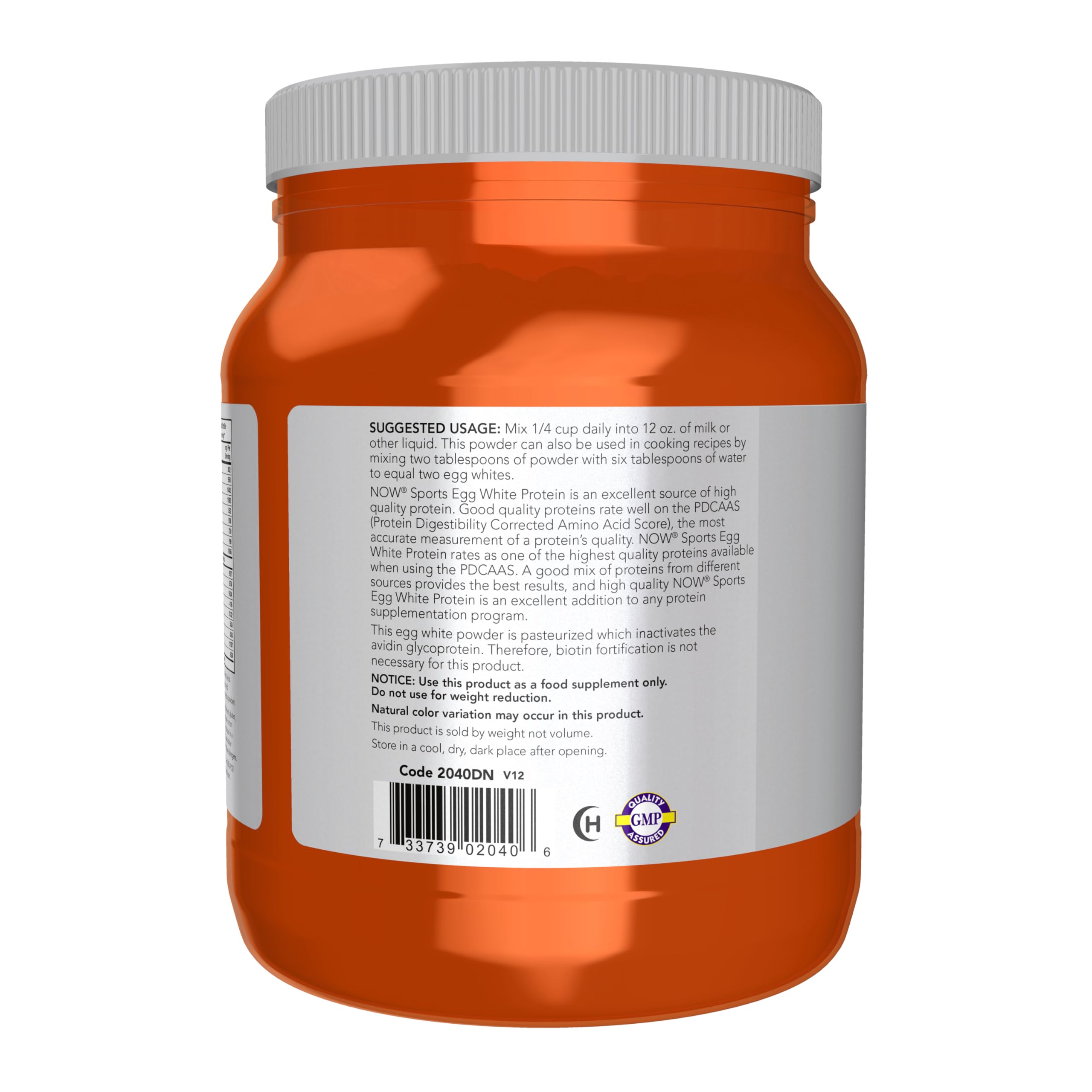 Buy now NOW Foods Sports Nutrition, Egg White Protein, 16 g With BCAAs, Unflavored Powder, 1.2-Pound at indiglob india
